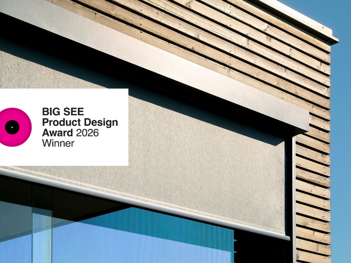 ZIP Screen OLIMP riceve il prestigioso premio BIG SEE Product Design Award 2026